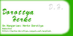 dorottya herke business card